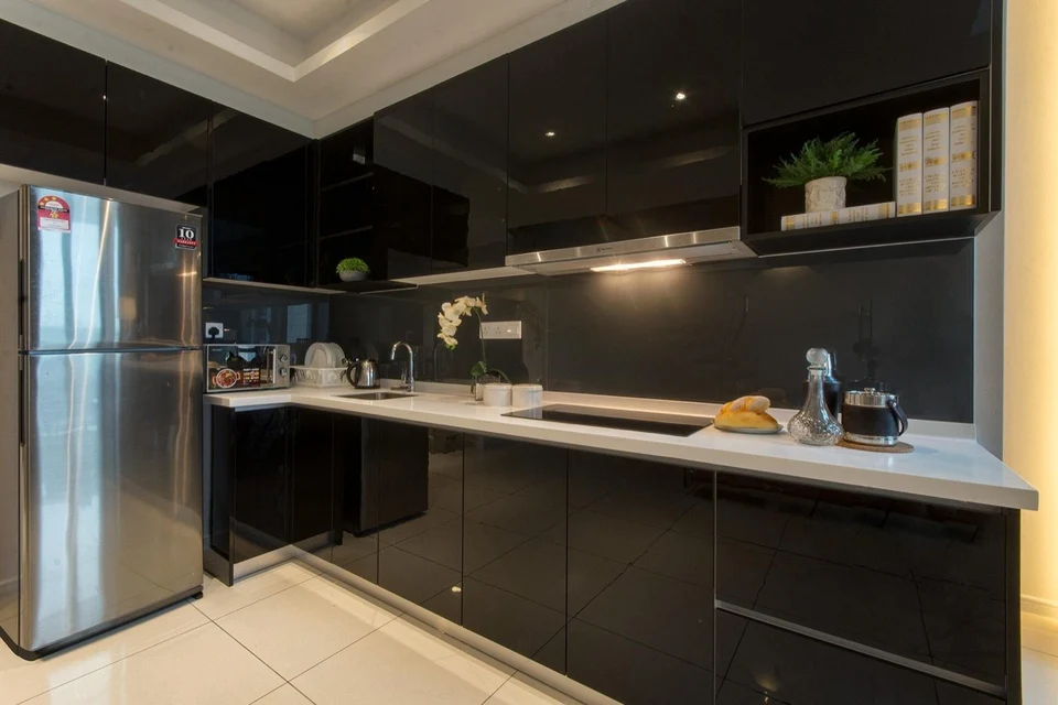 Tower 2 · Fully furnished presentation · Kitchen