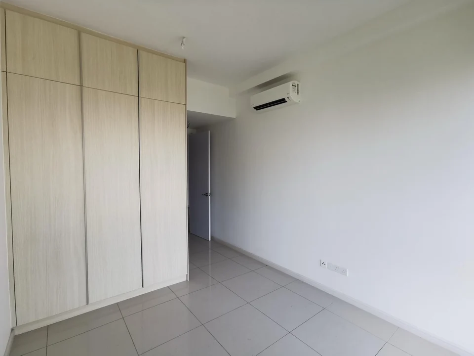 Tower 3 · Actual partially furnished interiors · Built-in wardrobe