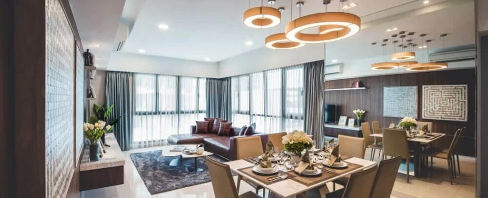 Iskandar Residences · Living and dining
