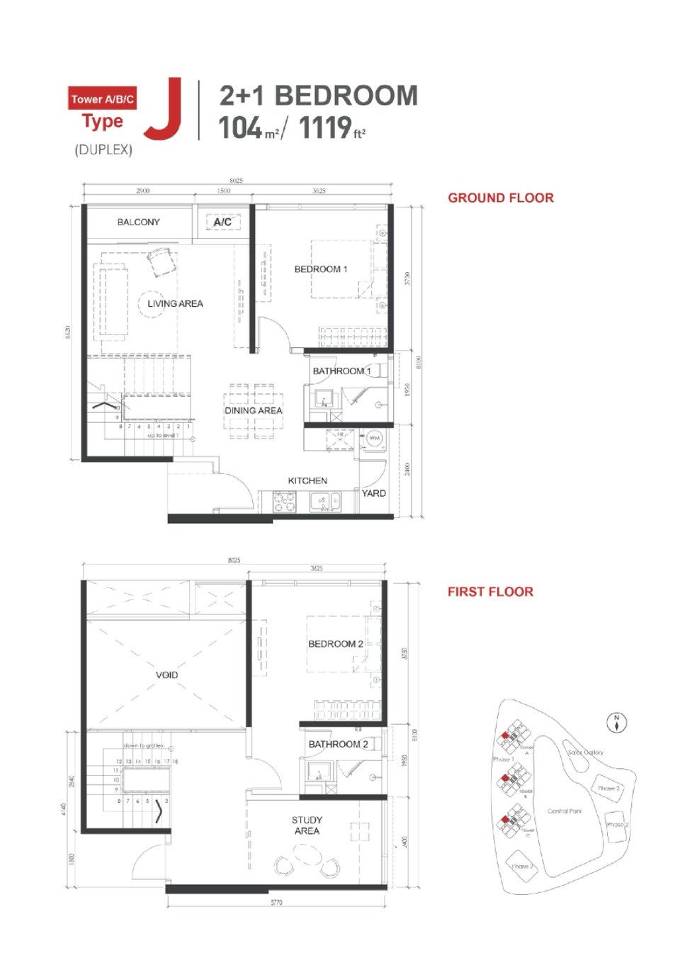 Type J floor plan