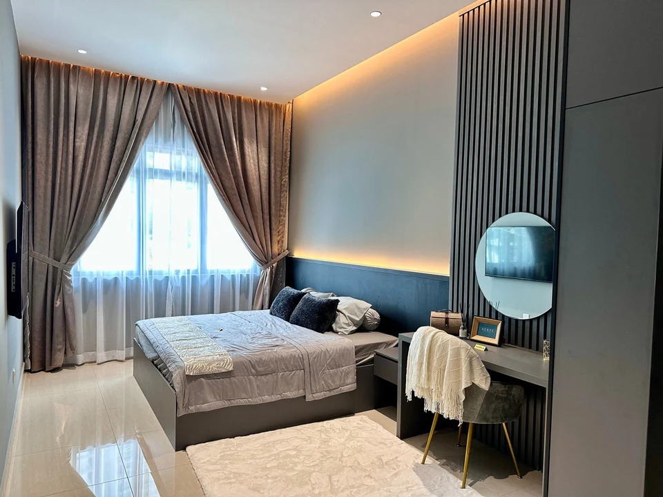 Type A · 935 sq. ft. · Master bedroom