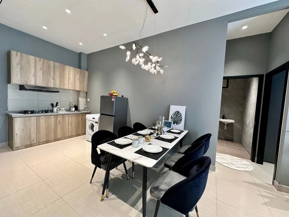 Type C · 643 sq. ft. · Interior detail