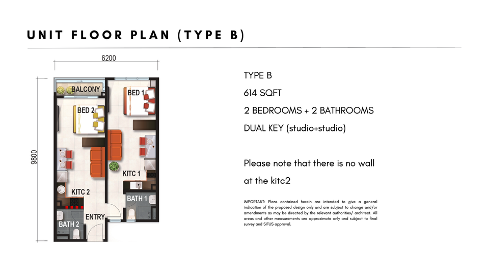 Type B floor plan
