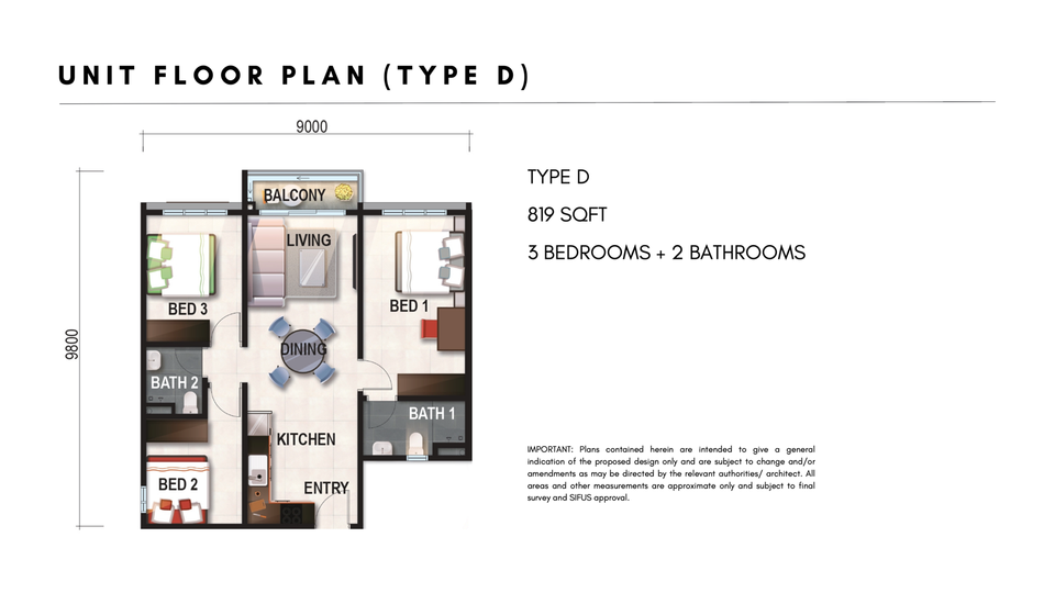 Type D floor plan