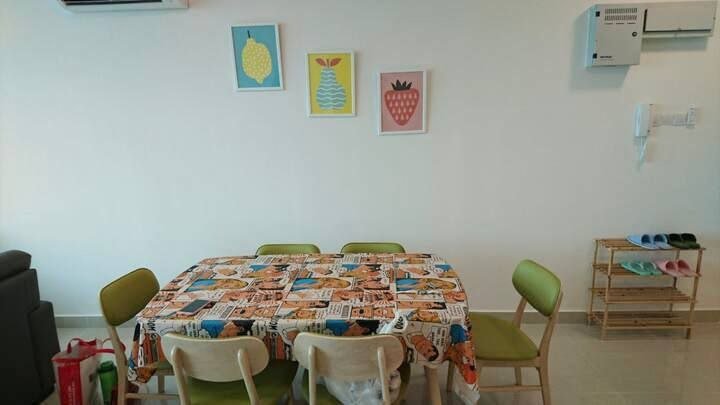 1Medini — Furnished living and dining area