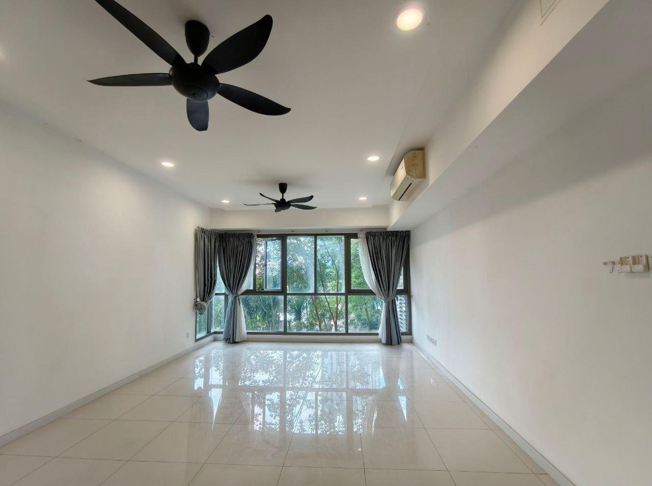 Iskandar Residences — Living area with balcony doors