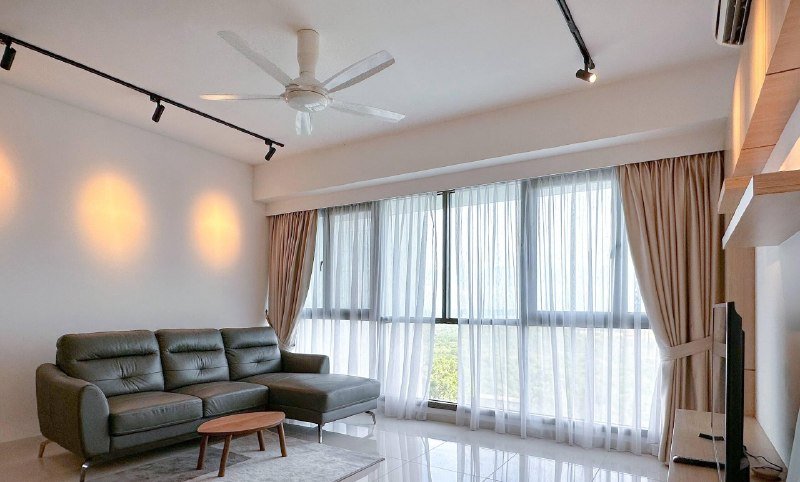 Iskandar Residences — Furnished living area