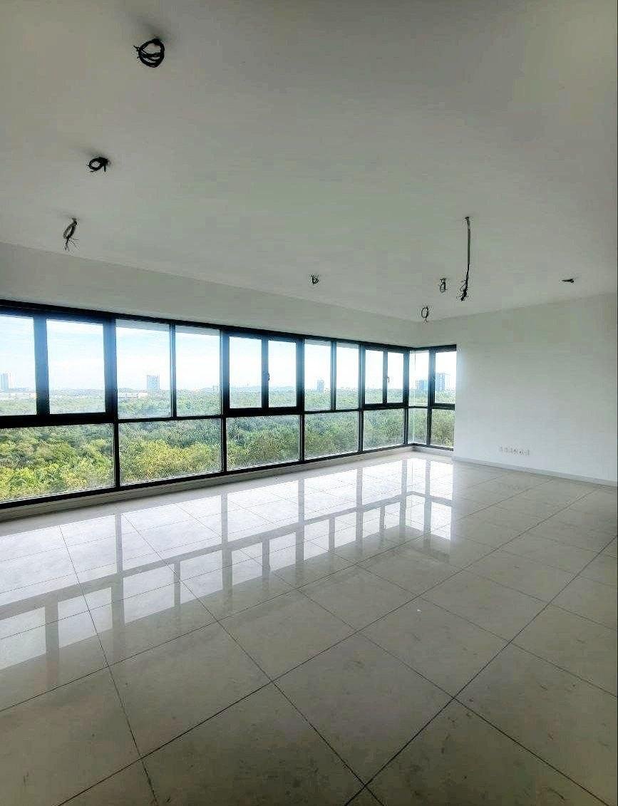 Iskandar Residences — Spacious living area with full-width windows