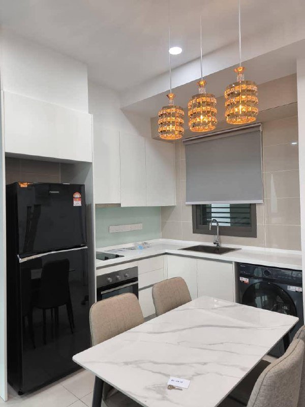 Dining and kitchen area