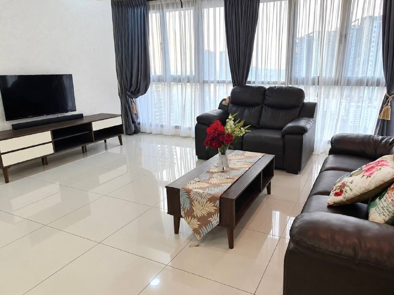 Iskandar Residences — Furnished living area