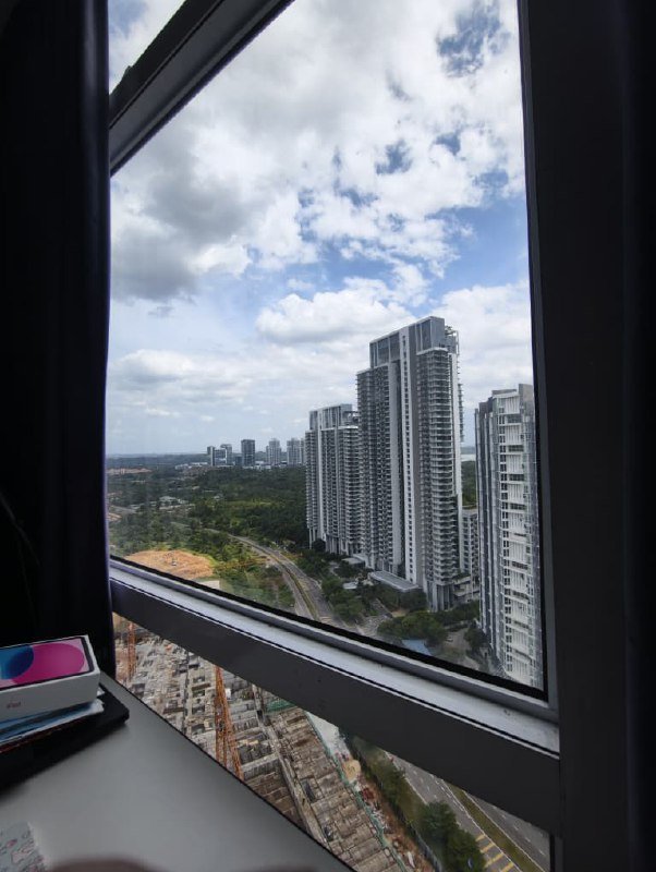 Living area and windows